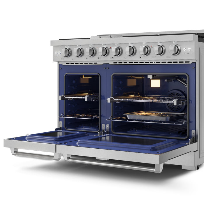 Gordon Ramsay Collection by Thor Kitchen 48\" Freestanding Professional Gas Range - RSG48E