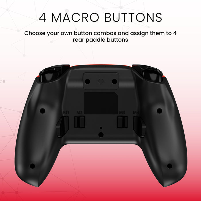 Surge Nintendo Switch Wireless Pro Neon Red Controller