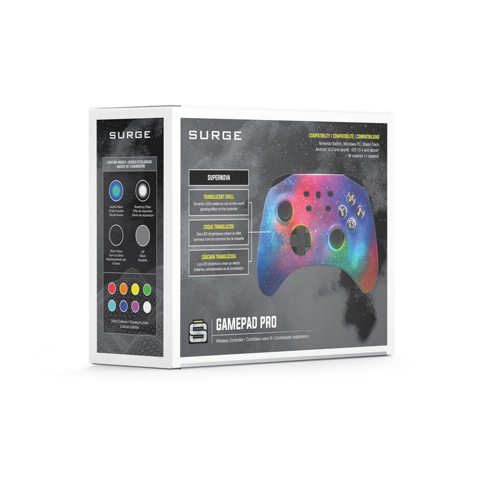 Surge Nintendo Switch Wireless Pro Controller Supernova Edition