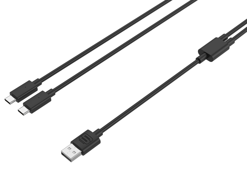 Surge Xbox Series X X1A Black Dual Controller Charge Cable and Batteries