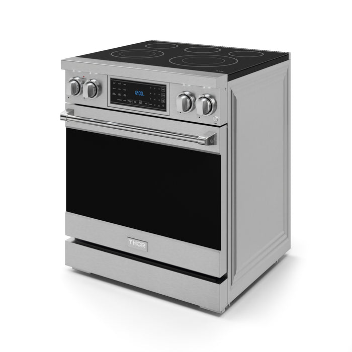 Gordon Ramsay Collection by Thor Kitchen 30\" Freestanding Professional Electric Range with Tilt Panel Touch Control - RSE30