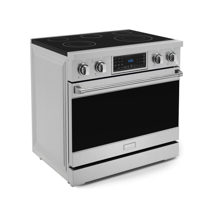Gordon Ramsay Collection by Thor Kitchen 36\" Freestanding Professional Electric Range with Tilt Panel Touch Control - RSE36