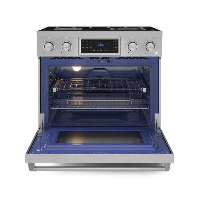 Gordon Ramsay Collection by Thor Kitchen 36\" Freestanding Professional Electric Range with Tilt Panel Touch Control - RSE36