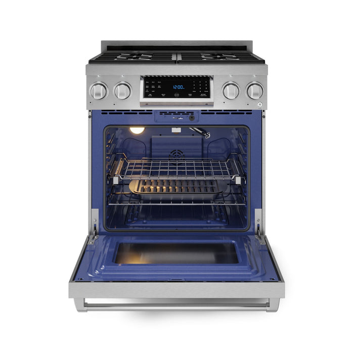 Gordon Ramsay Collection by Thor Kitchen 30\" Freestanding Professional Gas Range with Tilt Panel Touch Control - RSG30