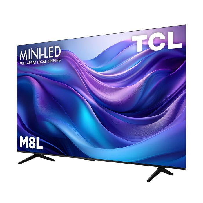 TCL 85\" M8L Series Mini-LED 4K UHD HDR Smart Google TV (85M8L) – 2026 Model