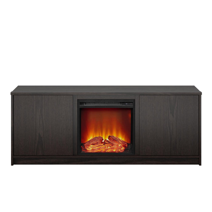 Ameriwood Home Bartow Electric Fireplace TV Stand - Espresso