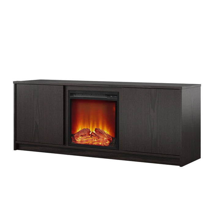 Ameriwood Home Bartow Electric Fireplace TV Stand - Espresso