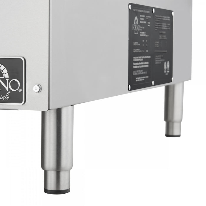 FORNO Commerciale 36 Inch Gas Griddle, 3 Burners, 90,000 BTUs, Stainless Steel - FCMGG0055-36