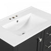 Olivia 30" Bathroom Vanity with Sink Combo and Storage Drawers,Black | Olivia meuble de salle de bain 30" avec vasque et tiroirs de rangement, noir
