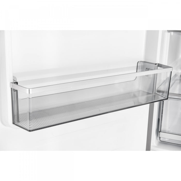 Forno Custodia 24\" Bottom Freezer, 10.3 cu.ft., Left Swing, Ice Maker, Stainless Steel - FFFFD1766-24LS Refrigerator
