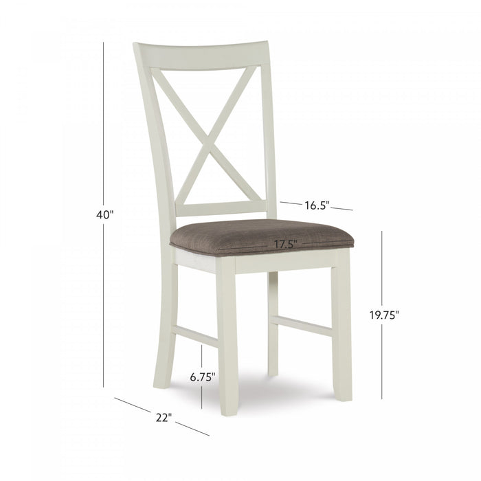 Jane Fabric Taupe Dining Chair - Set of 2
