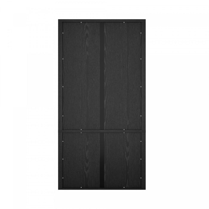 Rivington Modern 40\" Bookcase Cabinet in Black - Set of 3