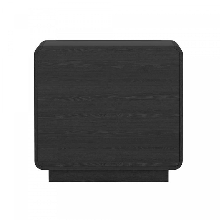 Chrystie Contemporary Modern 2-Piece Dresser and Nightstand in Black
