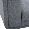 Caden 83 in. Textured Weave Fabric Sofa with Block Arms and Wood Legs - Grey | Caden 83 po. Canape en tissu tisse texture avec accoudoirs blocs et pieds en bois - Gris