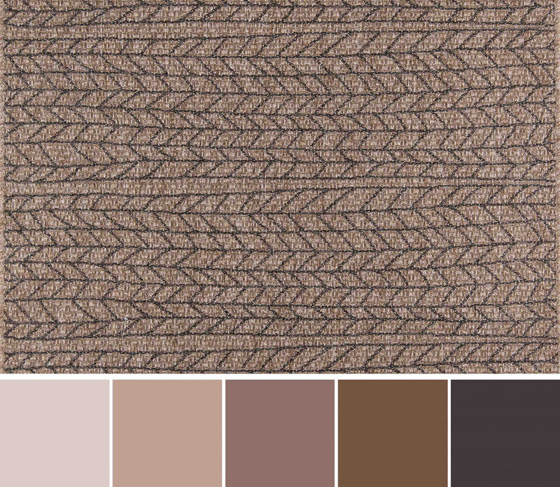 Linden Contemporary 2'0\" x 10'0\" Runner Rug in Brown Indoor Area Rug