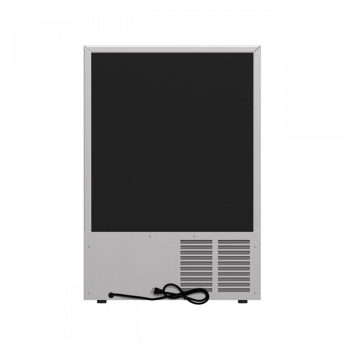 Forno Como 24-Inch Drawer Refrigerator, Stainless Steel, Outdoor/Indoor, 4.87 cu.ft. - FDROD1611-24S