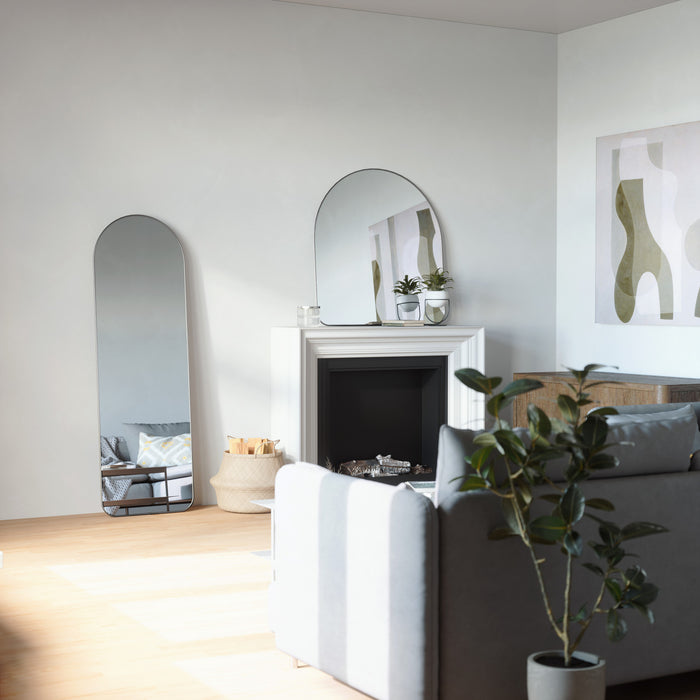 Umbra Hubba Arched 20\" x 62\" Mirror - Metallic