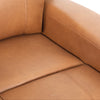 Bellamy 78 in. Leather Match Power Reclining Sofa with Adjustable Headrest and USB - Cognac | Sofa inclinable electrique Bellamy de 78 po en cuir assorti avec appuie-tete ajustable et USB - Cognac