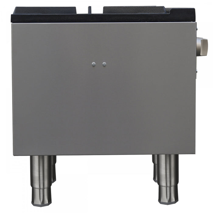 FORNO Commerciale Gas Stock Pot Range, 1 Burner, 80,000 BTU, Stainless Steel - FCMSP0089-18