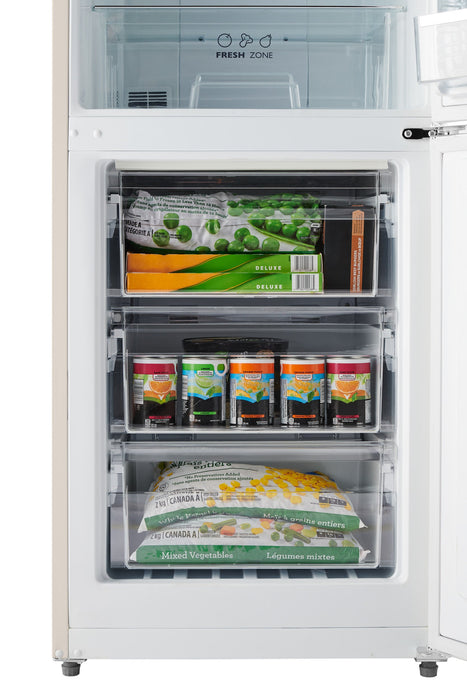 iio 11 Cu. Ft. Bottom-Freezer Retro Refrigerator - ALBR1372W-R