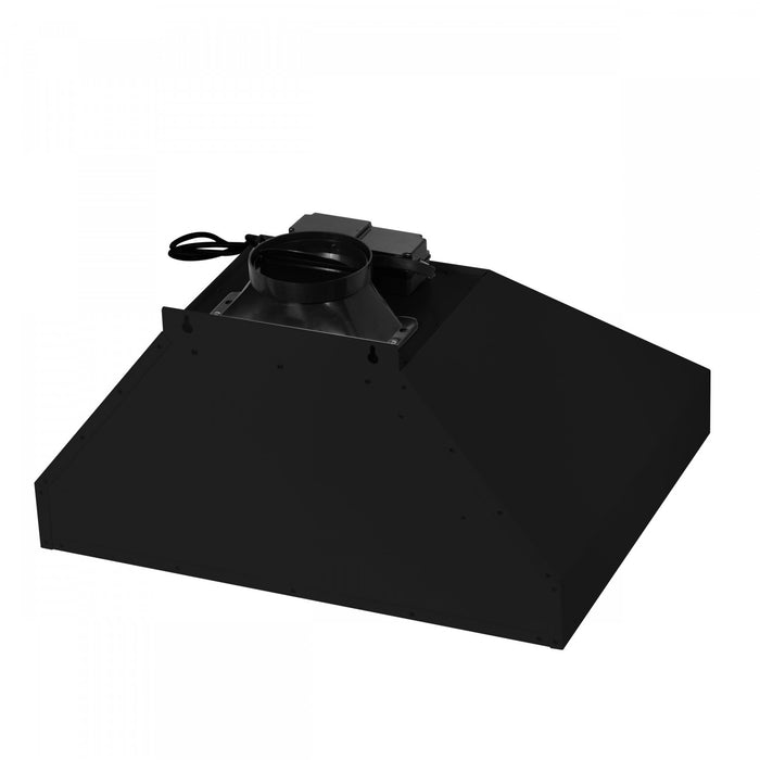 Forno Aria 30 Inch Wall-Mounted Range Hood, Black- FRHWM5095-30BLK