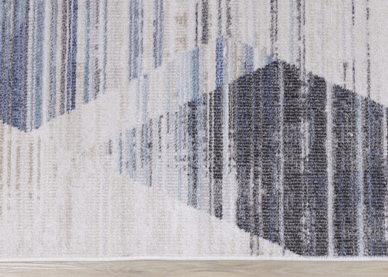 Fitzgerald Distressed Geometric Area Rug - 5'3\" x 7'7\"