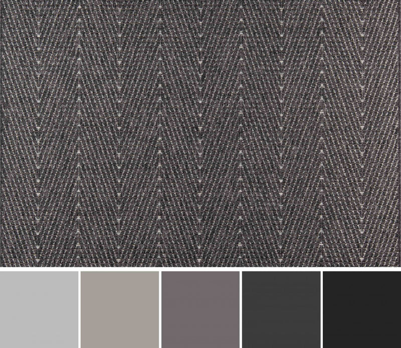 Raven Contemporary 2'0\" x 10'0\" Runner Rug in Grey Indoor Area Rug