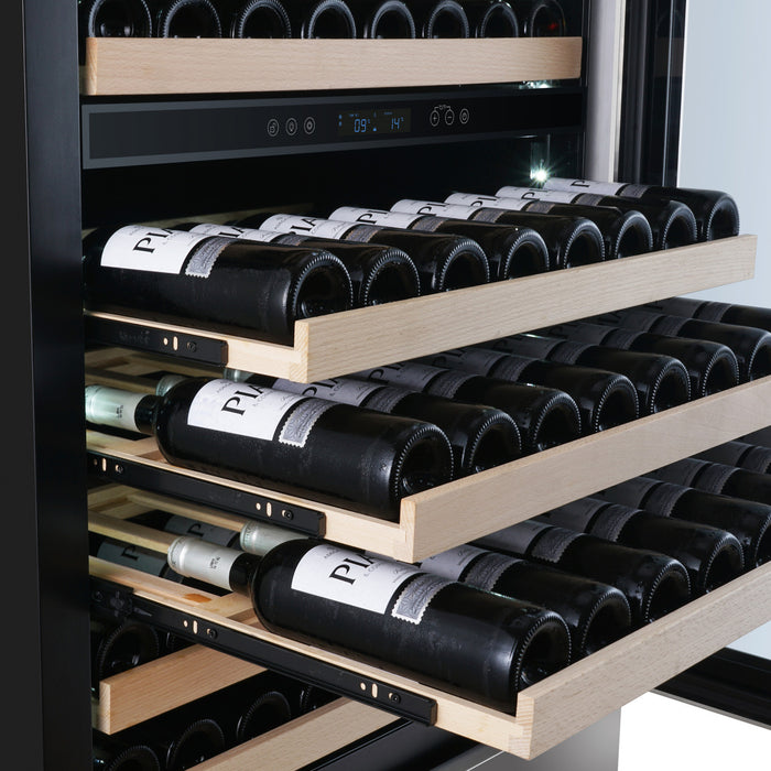 Forno Celano 30\" Triple Zone Wine and Beverage Cooler, 21.3 cu.ft, Stainless Steel- FWCDR6697-30S