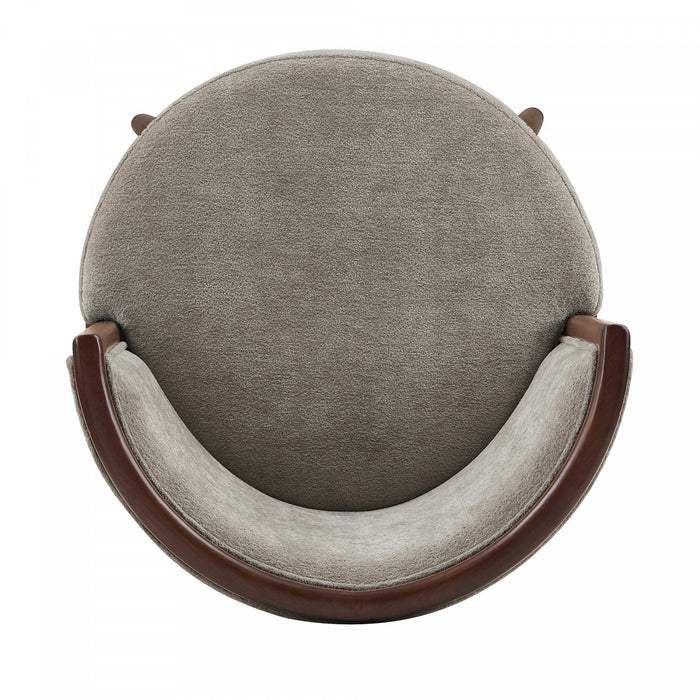 Evalyn Modern Wood Upholstered Barstool in Dove - Set of 2