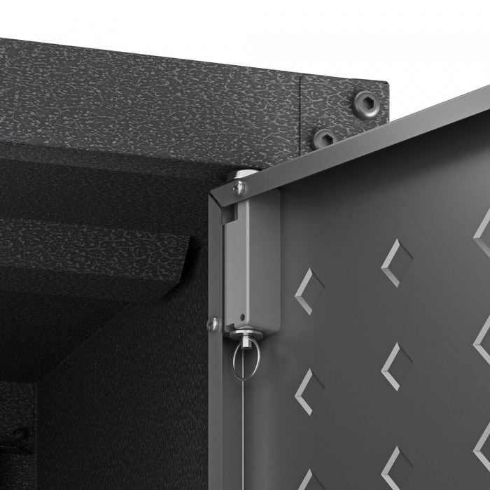Fortress Modern 6-Piece Garage Set in Dark Gray