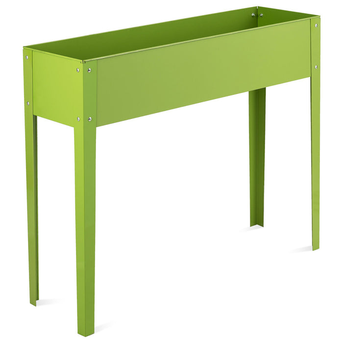 Costway 40\"x12\" Outdoor Elevated Garden Plant Stand Raised Tall Flower Bed