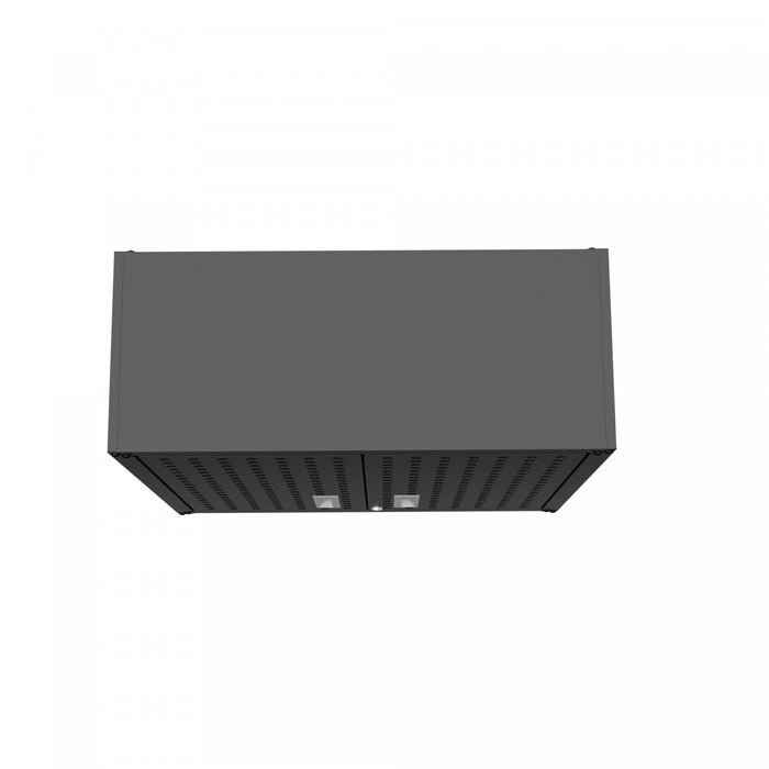 Fortress Modern 30\" Floating Garage Cabinet in Charcoal Gray - Set of 2 Garage Storage
