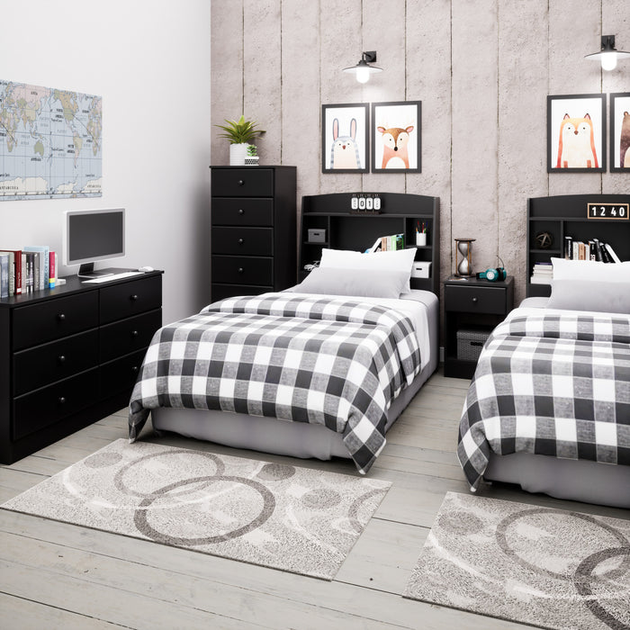 Astrid Twin Headboard - Black
