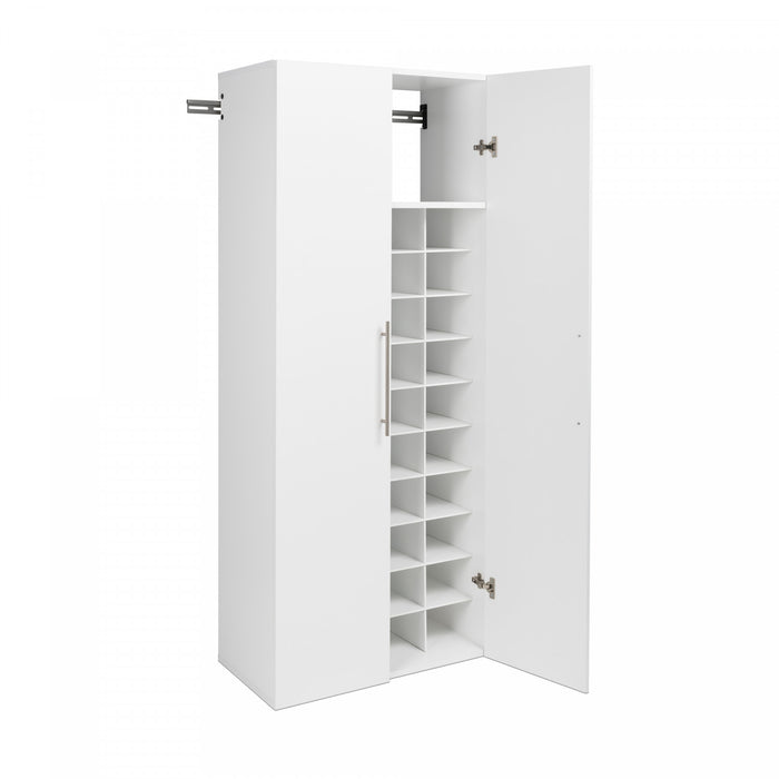 Hangups 40-shoe Cubby Storage Cabinet - White
