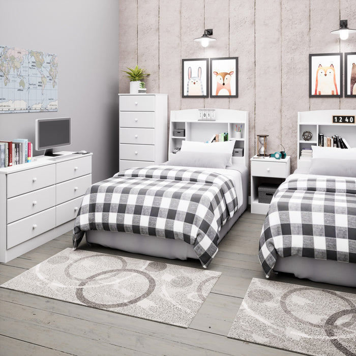 Astrid Twin Headboard - White