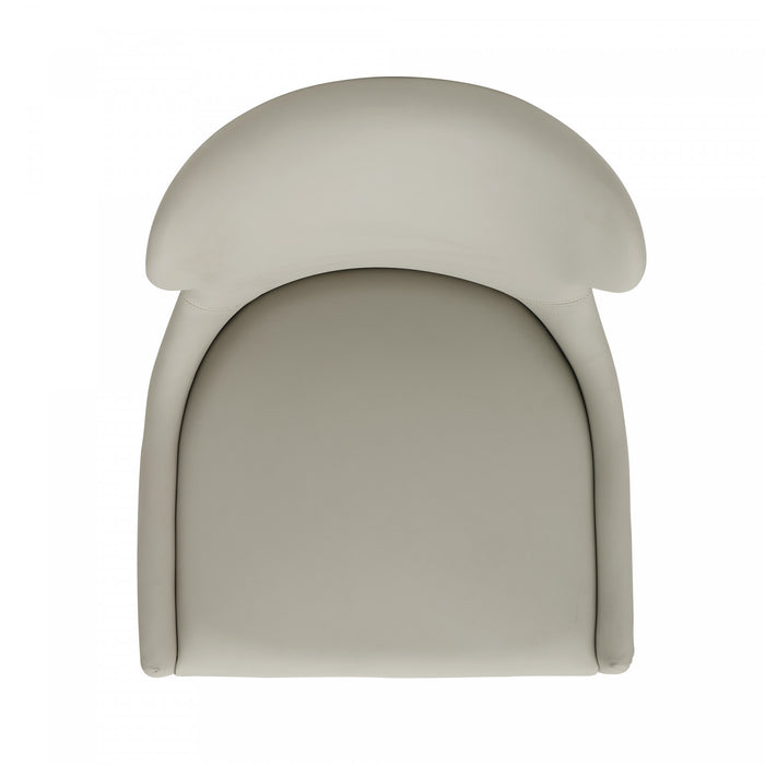 Blair Modern Wood Upholstered Counter Stool in Stone - Set of 3 Bar Stool