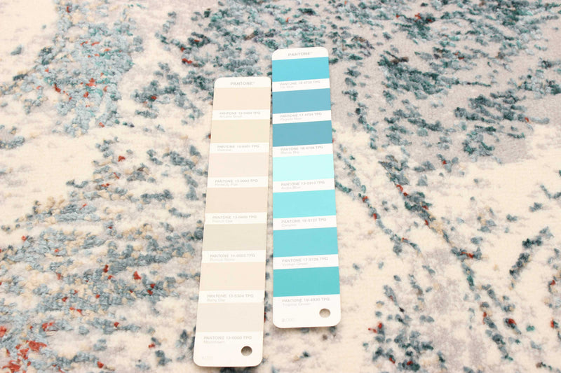 Tribeca Teal Area Rug - 5'0\" x 8'0\"