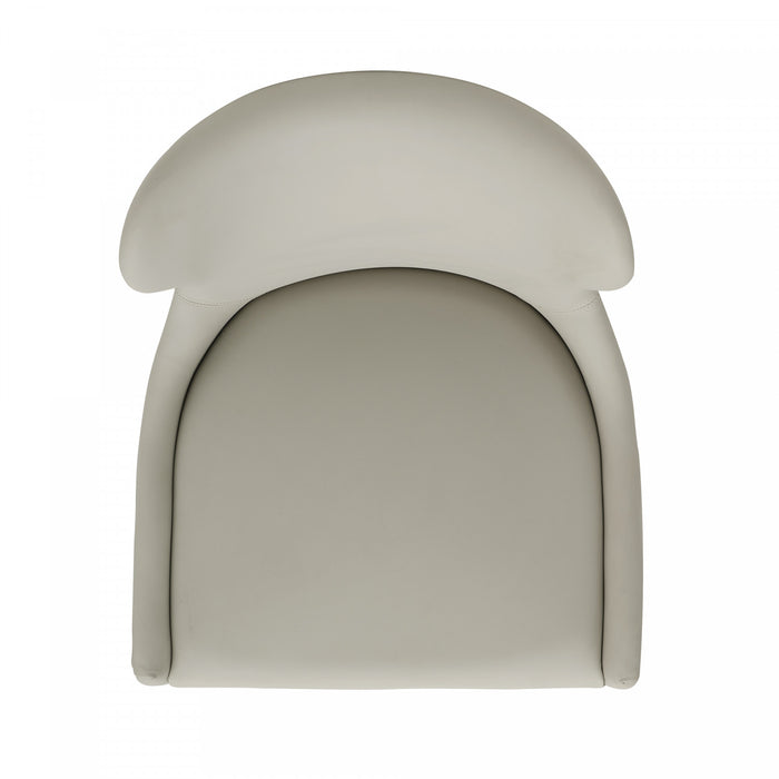Blair Modern Wood Upholstered Barstool in Stone