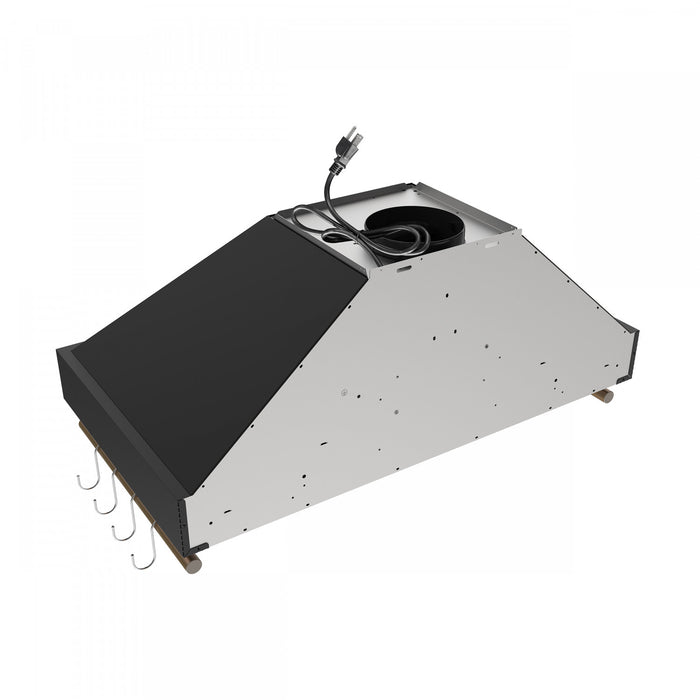 Forno Venezia 36 Inch Wall-Mounted Range Hood, Black-FRHWM5503-36BLK