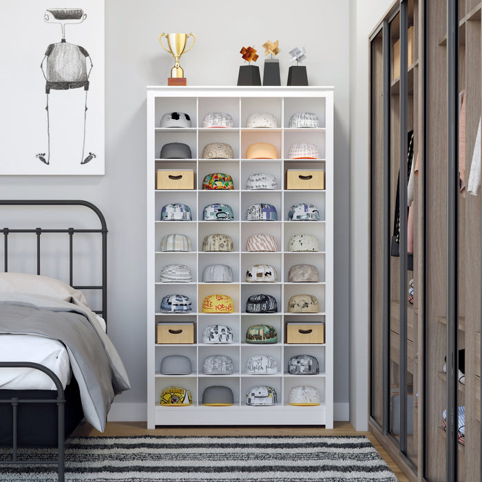 Prepac 40 Pair Shoe Storage Rack - White