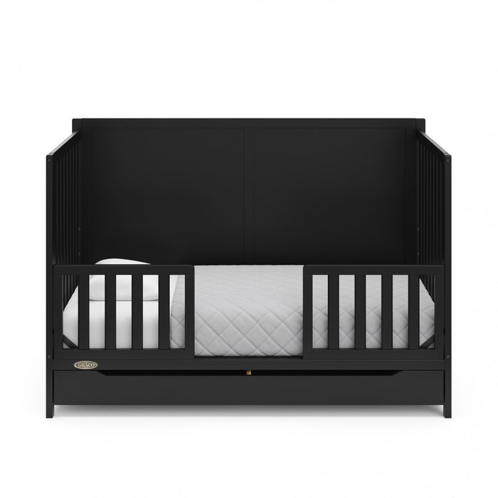 Graco Melrose 5-in-1 Convertible Crib with Drawer - Black