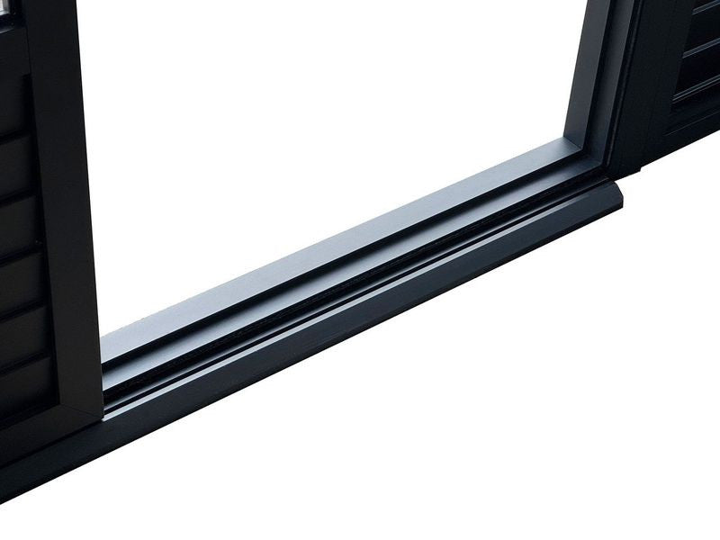 Florence - Wall Mounted Solarium 10x12 Polycarbonate Roof In Black