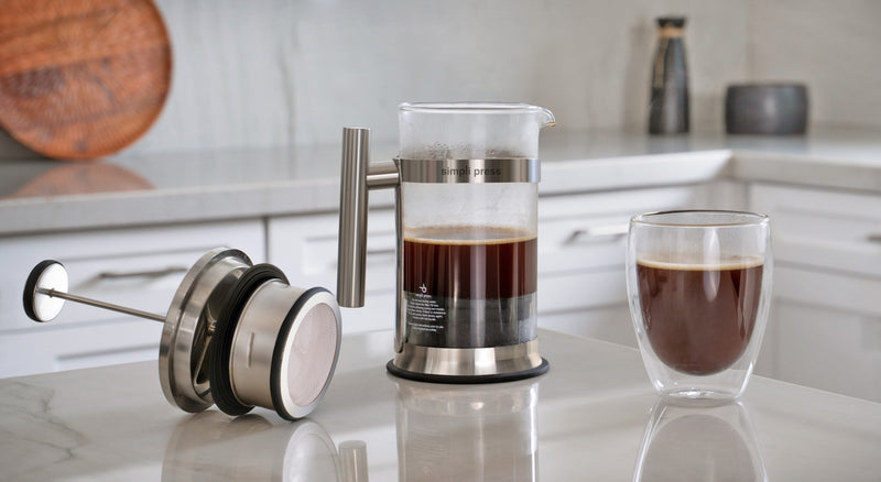 Simpli Press Eco-Concious Premium Coffee Press - SIM-340-BLA