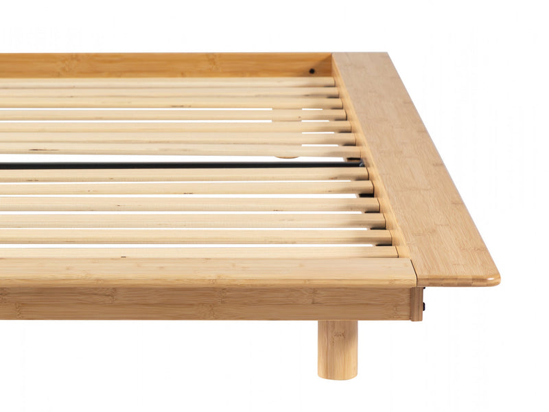 Nagomi Bamboo Floating Platform Bed - Queen Size