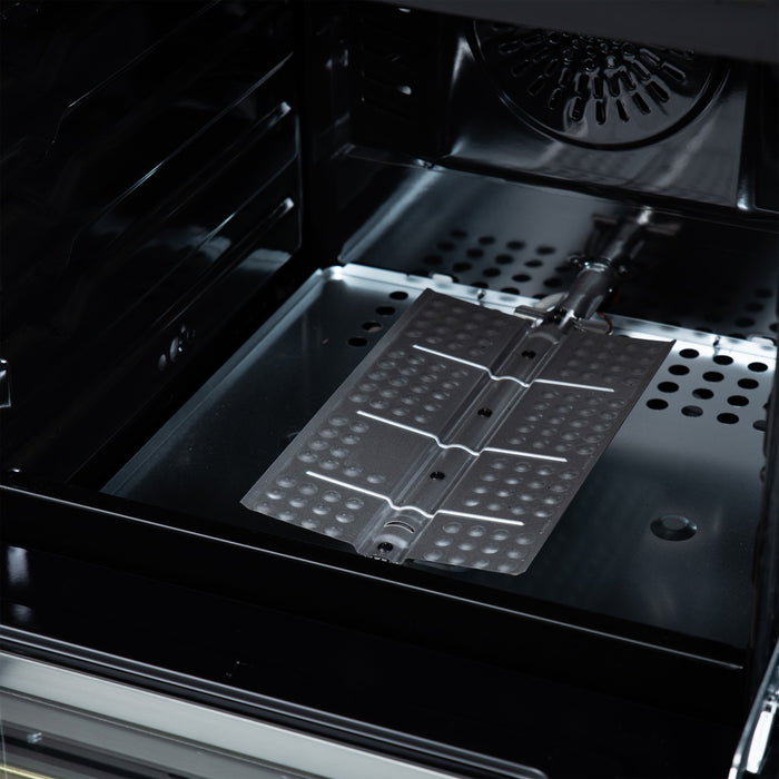 Forno Breno 24\" Freestanding Gas Range, Black - FFSGS6290-24BLK
