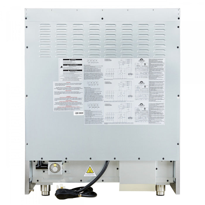 Forno Galiano 30\" French Door Dual Fuel Range, White, 4.32 cu. ft. - FFSGS6356-30WHT