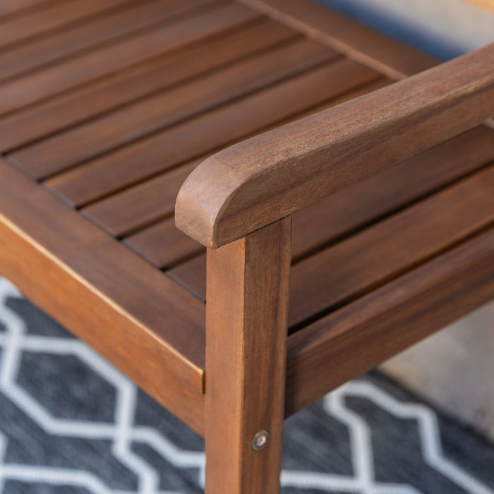 Catalan Bench Patio Seat - Teak