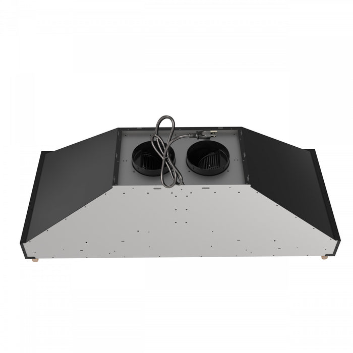 Forno Venezia 48 Inch Wall-Mounted Range Hood, Black-FRHWM5503-48BLK