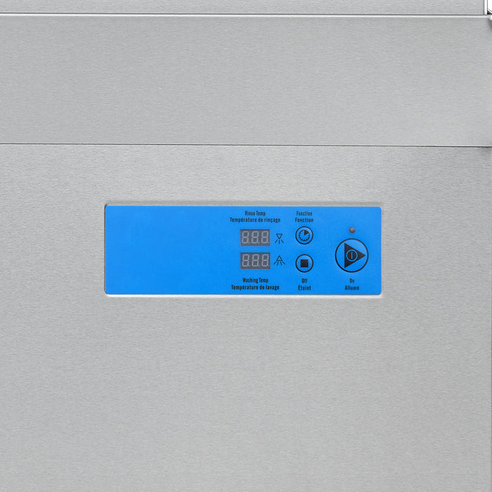 FORNO Commerciale Hood Dishwasher, 26L Tank Capacity, 3 Different Wash Cycles - FCMDW0031