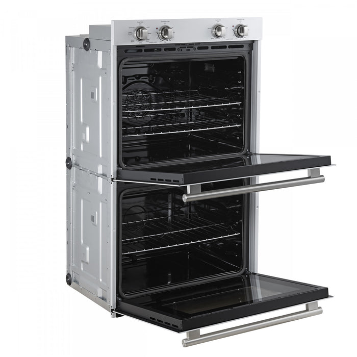 Forno Vomero 30 Inch Electric Double Wall Oven in White, 5 cu. ft. Convection Oven - FBOEL1324-30WHT